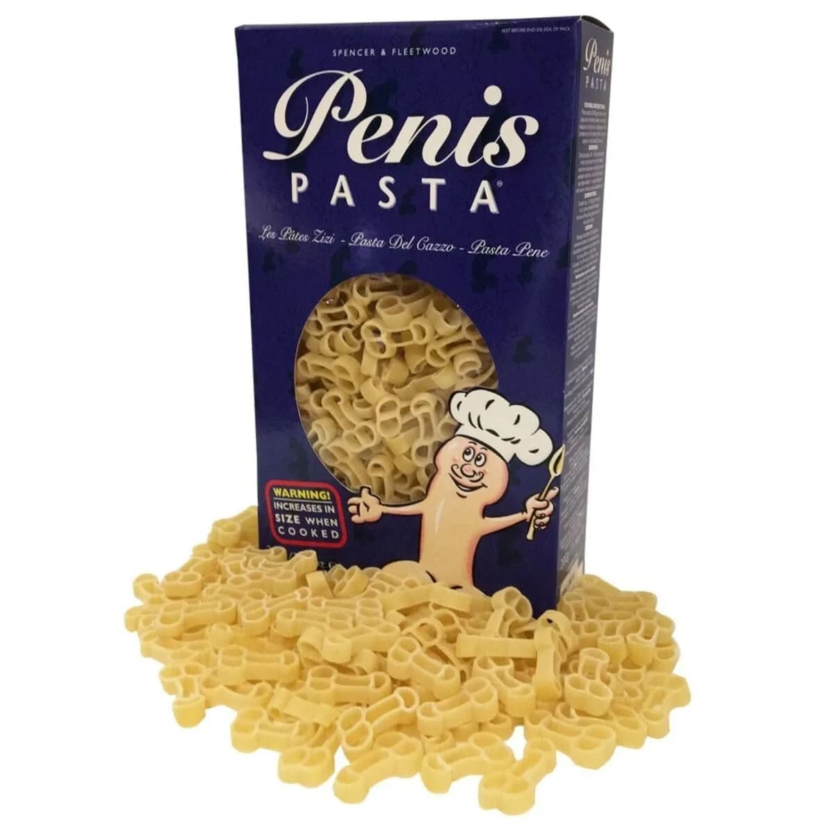 Gas Works Penis Shaped Pasta 200g (7.14 oz) | Fun for Parties