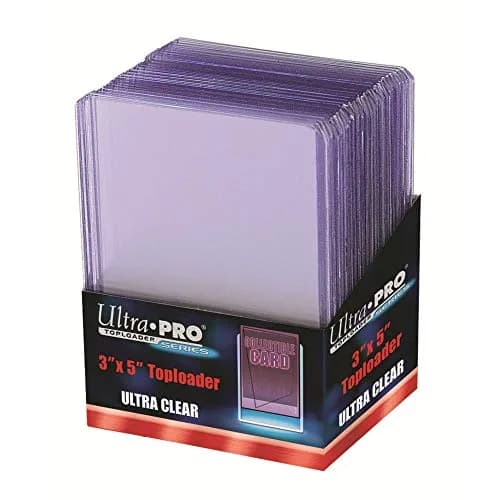Ultra Pro 3" x 5" Toploader 25ct | High Impact Rigid PVC Card Sleeves thumbnail 1