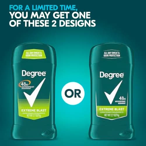 Degree Men Original Protection Antiperspirant Deodorant Extreme Blast 2.7 oz (76.5 g) | 48-Hour Sweat & Odor Protection thumbnail 3