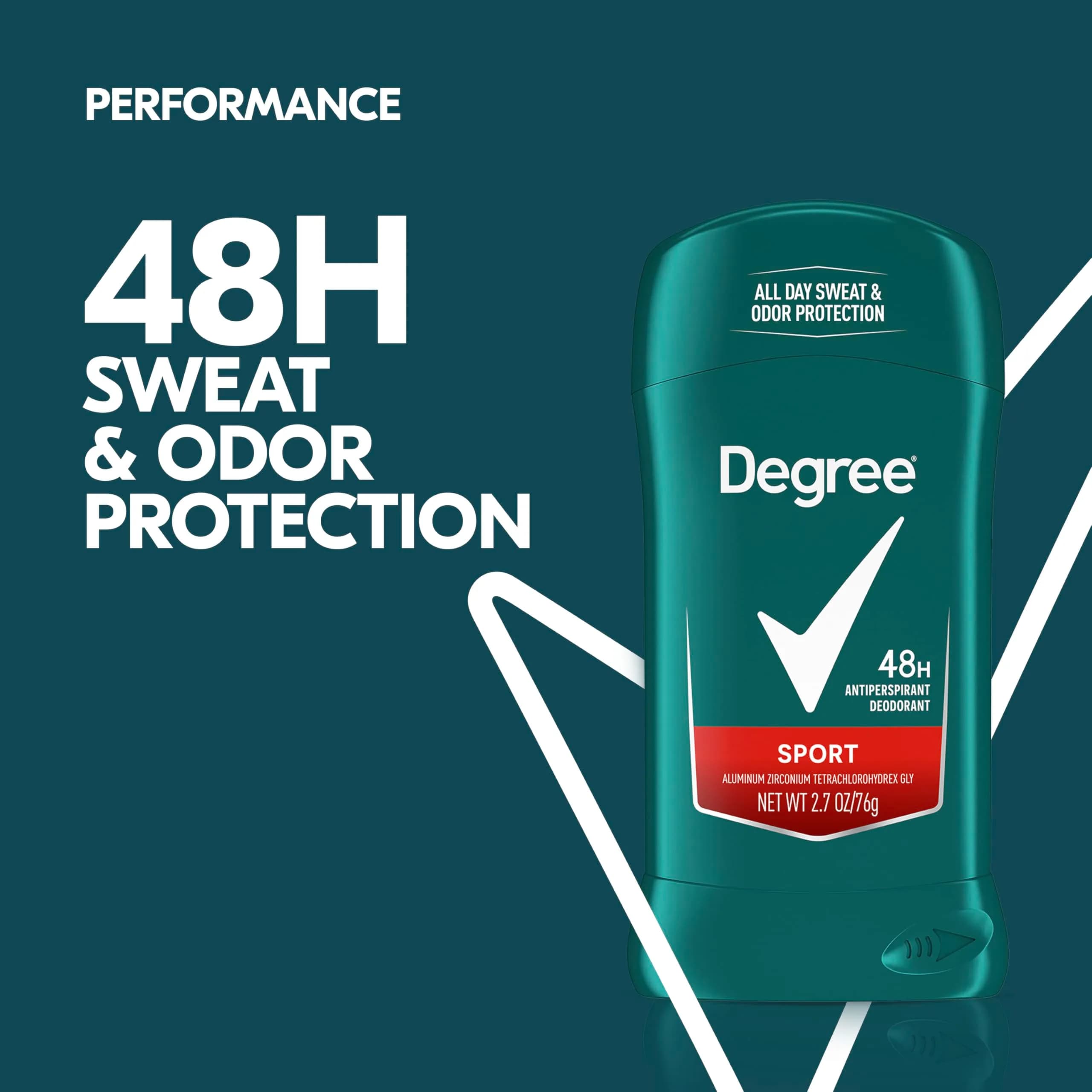 Degree Men Dry Protection Antiperspirant Deodorant, Sport Scent, 2.7 Ounce (Pack of 1) - view 4