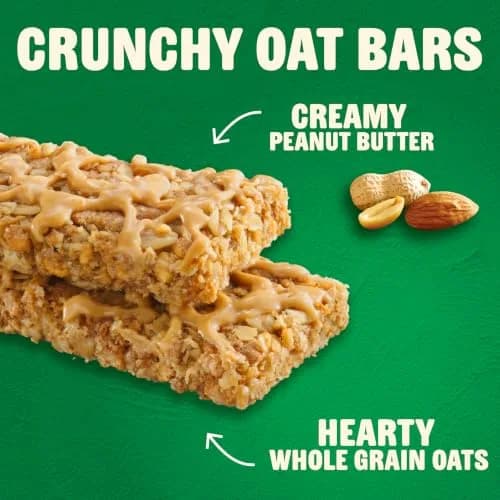 Nature Valley Crunchy Granola Bars Peanut Butter 12 Ct 256g (8.94 oz) | Whole Grain Oats & Peanut Butter thumbnail 5
