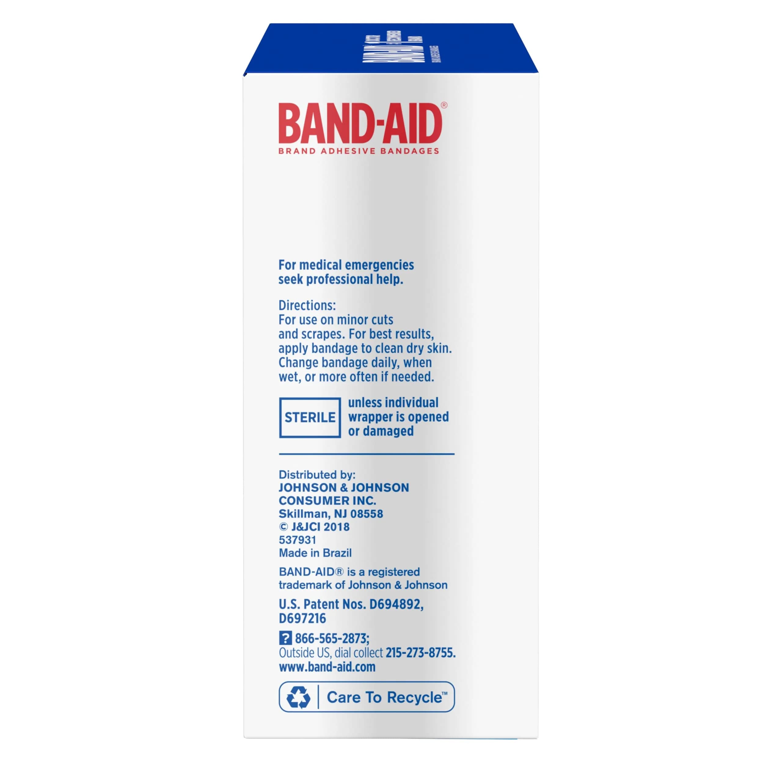 BAND-AID Tru-Stay Sheer Adhesive Bandages Assorted Sizes 80 Count | Dermatologist Tested Wound Dressing - view 7
