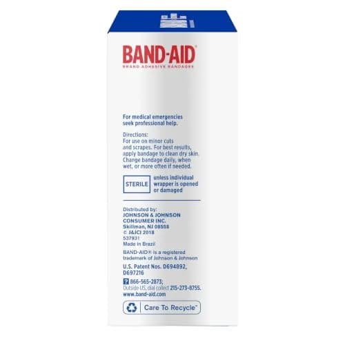 BAND-AID Tru-Stay Sheer Adhesive Bandages Assorted Sizes 80 Count | Dermatologist Tested Wound Dressing thumbnail 7