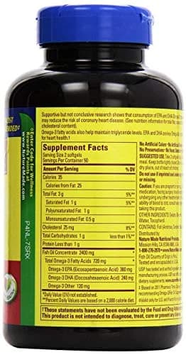 Nature Made Fish Oil Omega 3 Supplements 1200mg Softgels 100 Count | Heart Health Support thumbnail 4