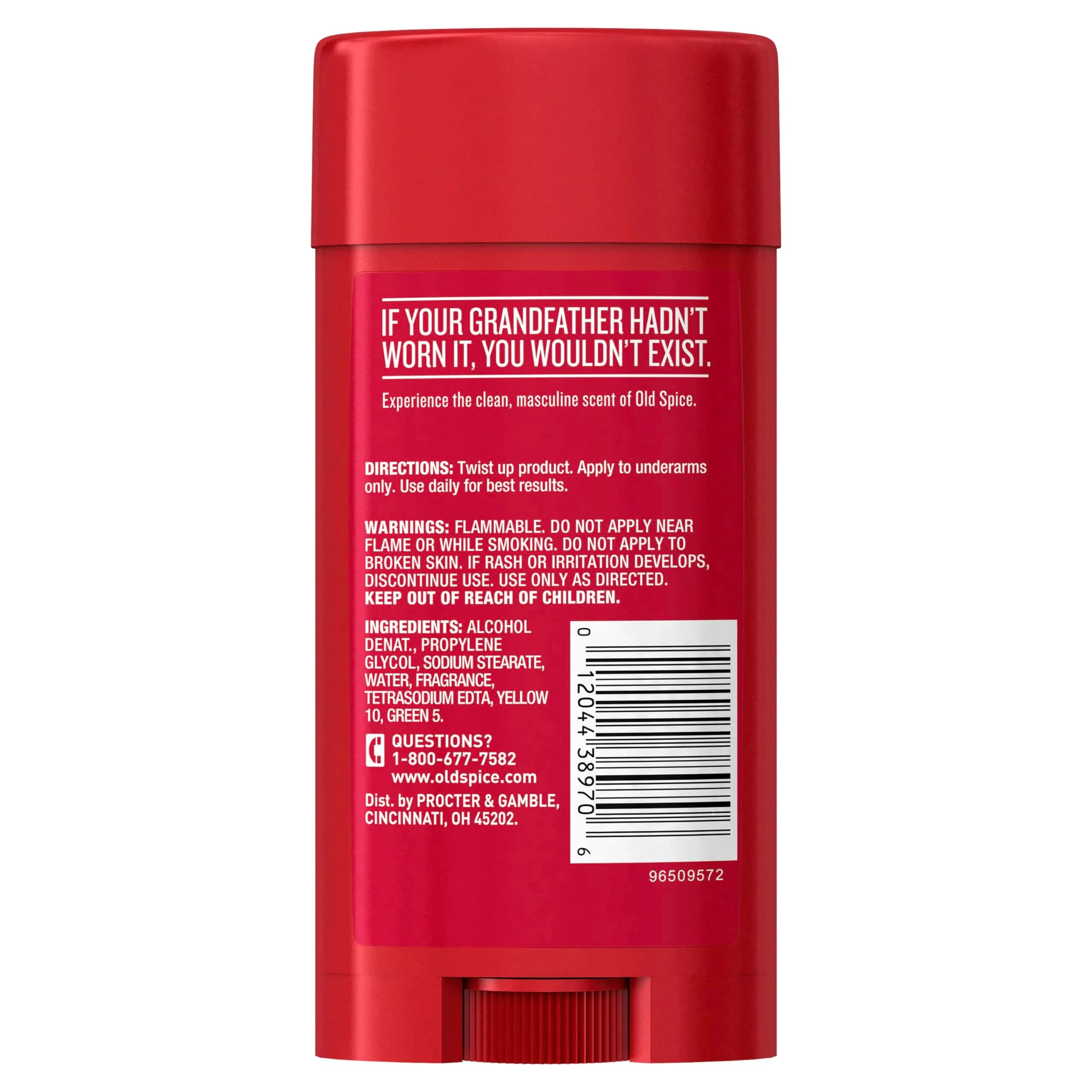 Old Spice Classic Deodorant for Men, Original Scent, 92g (3.25 oz) | 24hr Sweat & Odor Protection - view 7