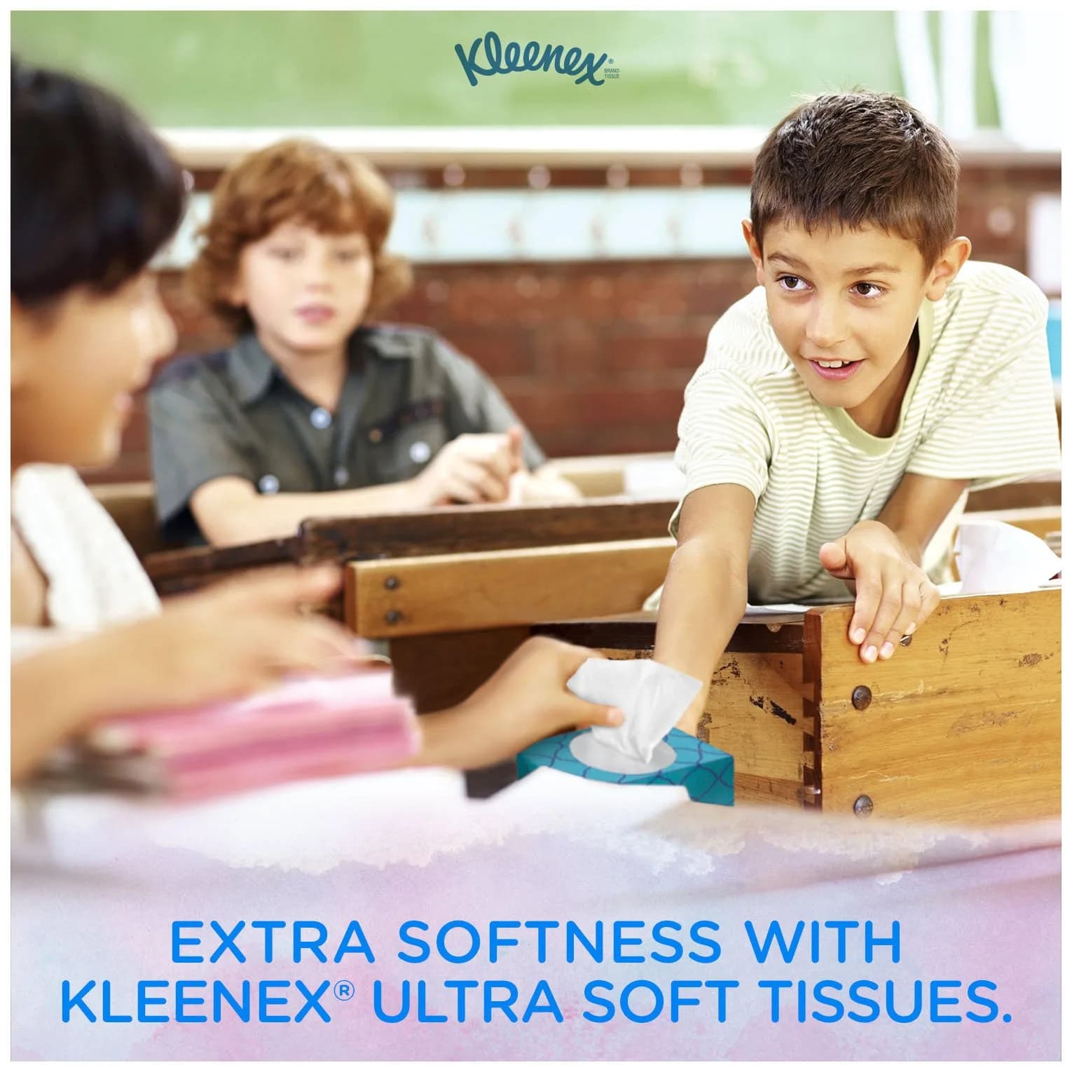 Kleenex Ultra Soft Facial Tissues, White, 120 Count (Pack of 1) - view 2