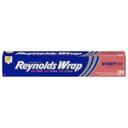 Reynolds Everyday Strength Aluminum Foil Roll, 12 Inch Wide, 200 sq ft | Trusted Quality for Indian Kitchens thumbnail 1