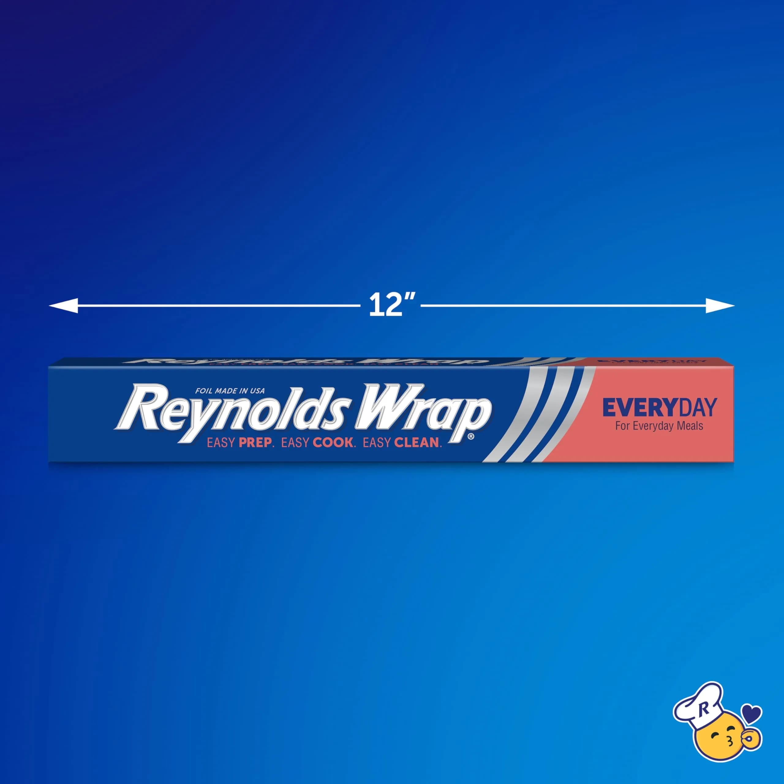 Reynolds Everyday Strength Aluminum Foil Roll, 12 Inch Wide, 200 sq ft | Trusted Quality for Indian Kitchens - view 2