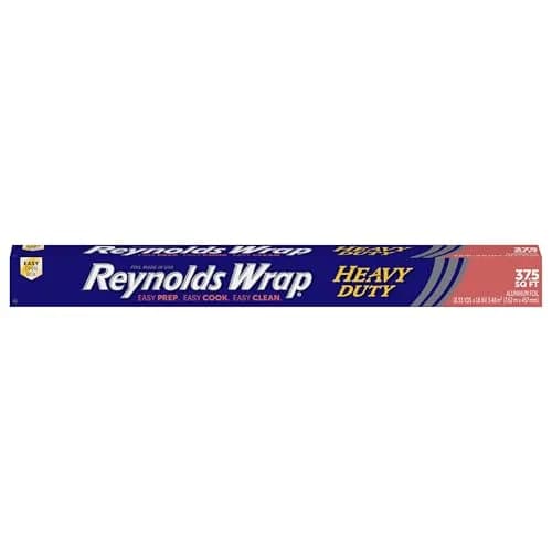 Reynolds Heavy Duty Aluminum Foil Roll, 18 Inch Wide, 37.5 sq ft (1.06 kg) | USA-Sourced for Indian Kitchens thumbnail 1