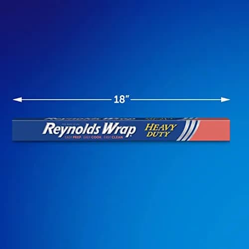 Reynolds Heavy Duty Aluminum Foil Roll, 18 Inch Wide, 37.5 sq ft (1.06 kg) | USA-Sourced for Indian Kitchens thumbnail 2