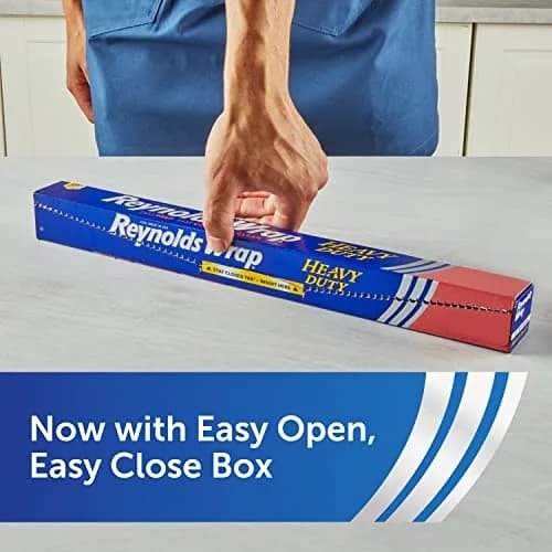 Reynolds Heavy Duty Aluminum Foil Roll, 18 Inch Wide, 37.5 sq ft (1.06 kg) | USA-Sourced for Indian Kitchens thumbnail 3