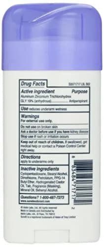 Sure Deodorant Invisible Solid Unscented Antiperspirant 2.6 oz (73.7 g) | 48-Hour Odor and Wetness Protection thumbnail 2