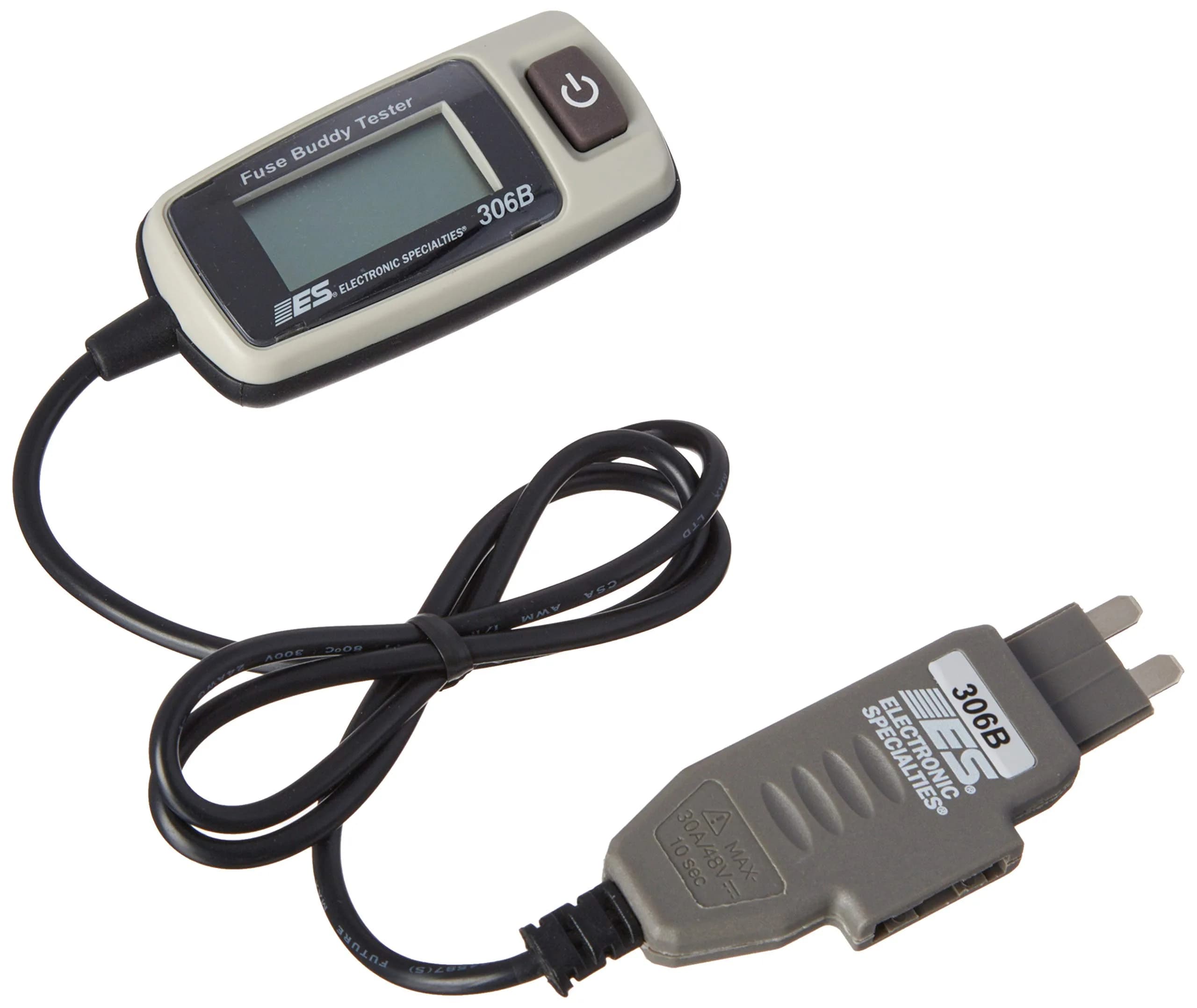 Fuse Buddy 30 Amp ATC Fuse Tester | Circuit & Fuse Testing Device for Vehicles & Home — Black,Beige