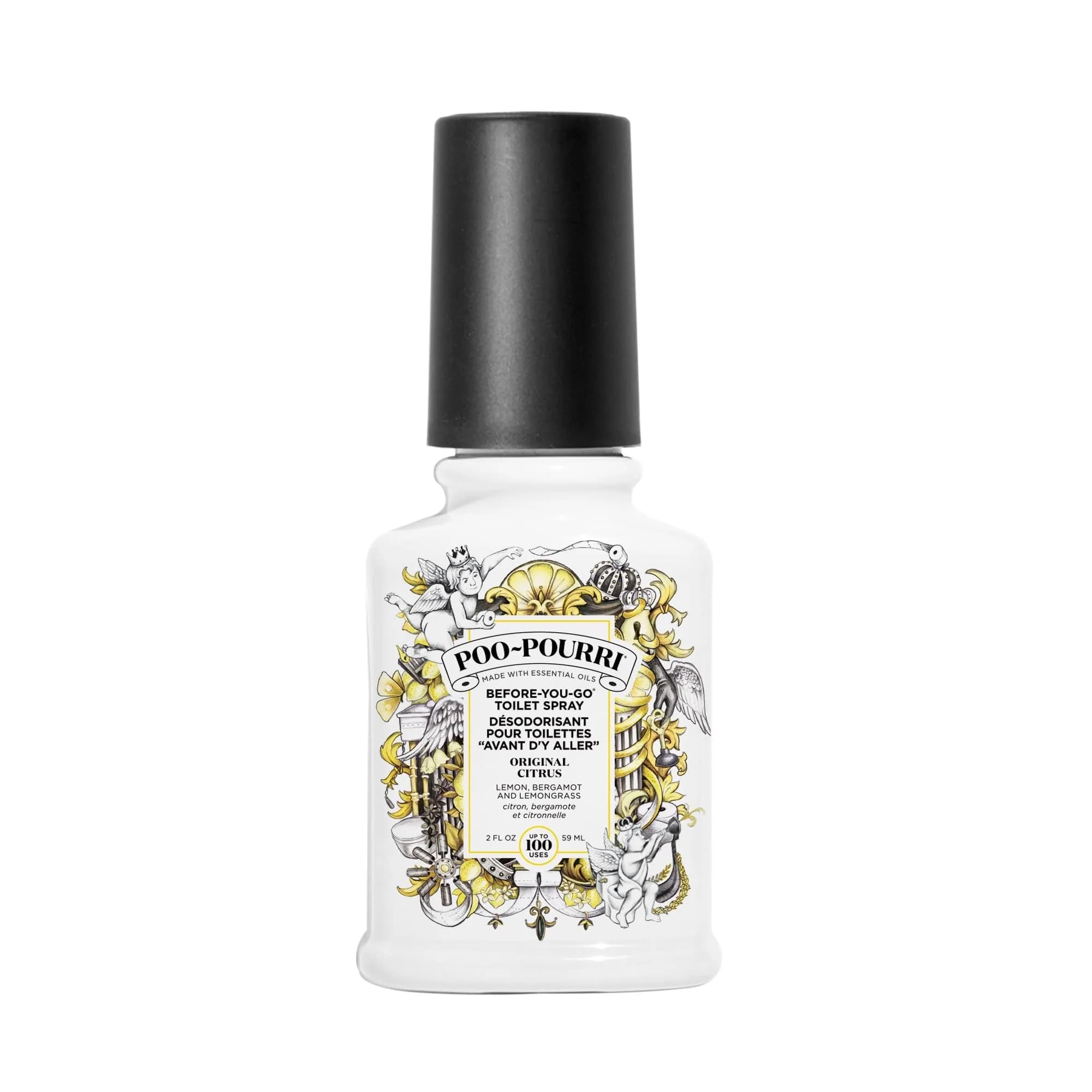 Poo-Pourri Original Toilet Spray 2 oz | Stops Bathroom Odors Before They Begin — 2 Ounce