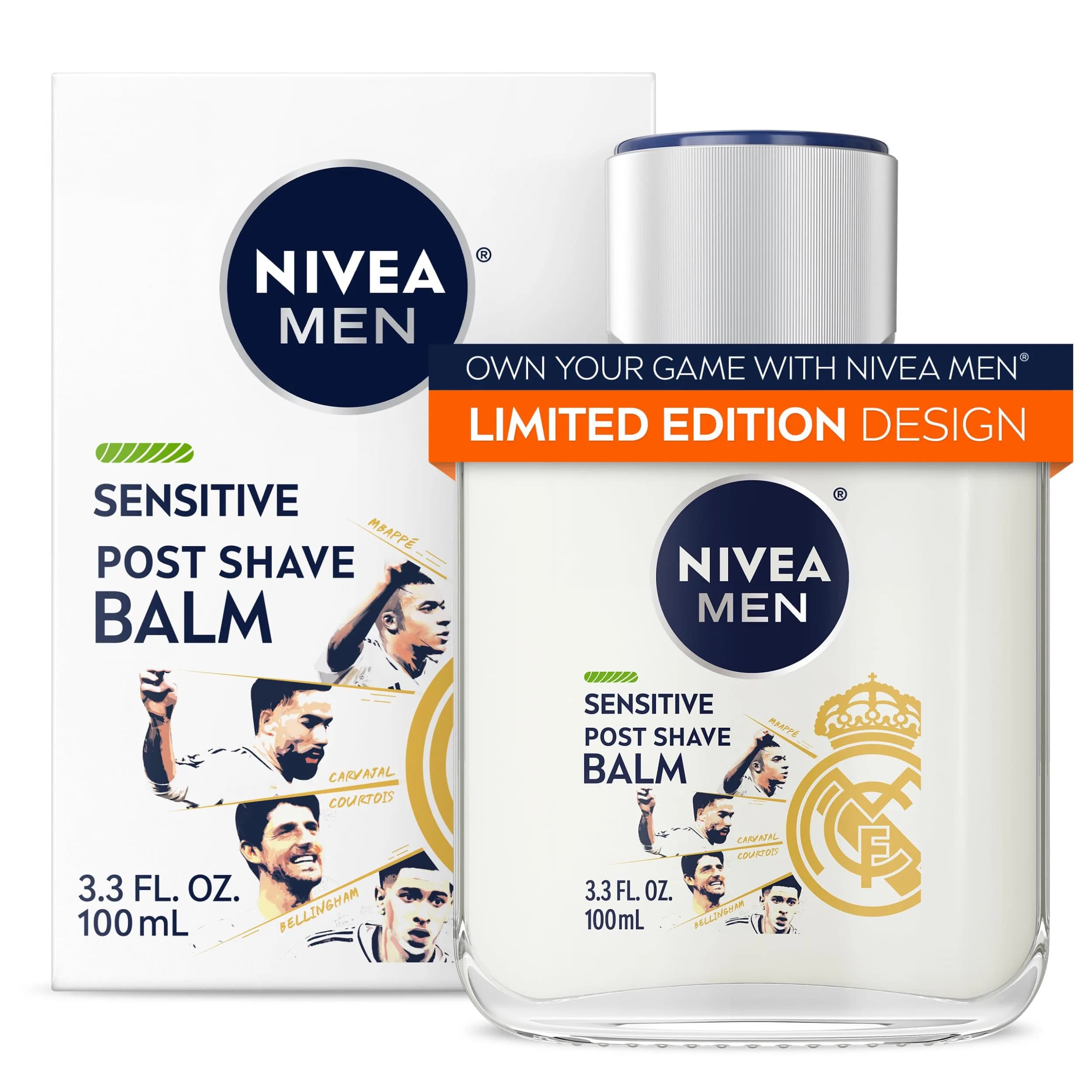 NIVEA MEN Sensitive Post Shave Balm 99ml (3.3 Fl Oz) | Soothes Irritation, Fights Dryness, Alcohol-Free - main product image
