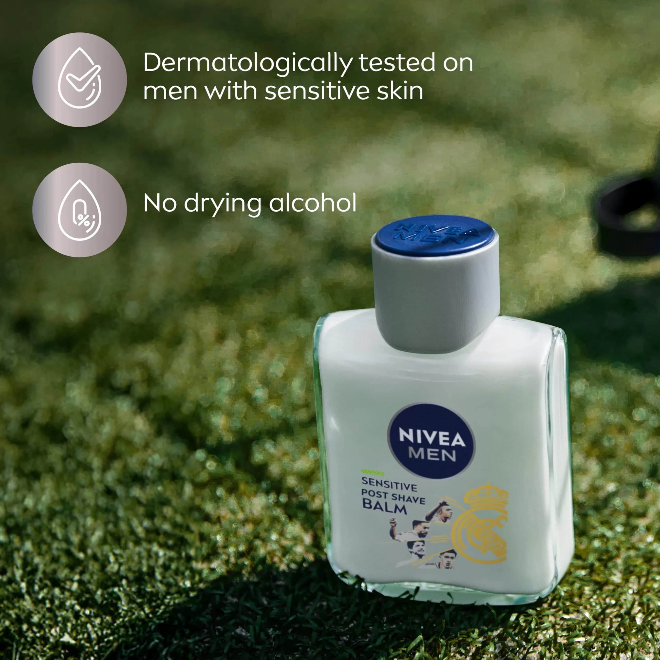 NIVEA MEN Sensitive Post Shave Balm 99ml (3.3 Fl Oz) | Soothes Irritation, Fights Dryness, Alcohol-Free - view 7