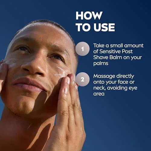 NIVEA MEN Sensitive Post Shave Balm 99ml (3.3 Fl Oz) | Soothes Irritation, Fights Dryness, Alcohol-Free thumbnail 8