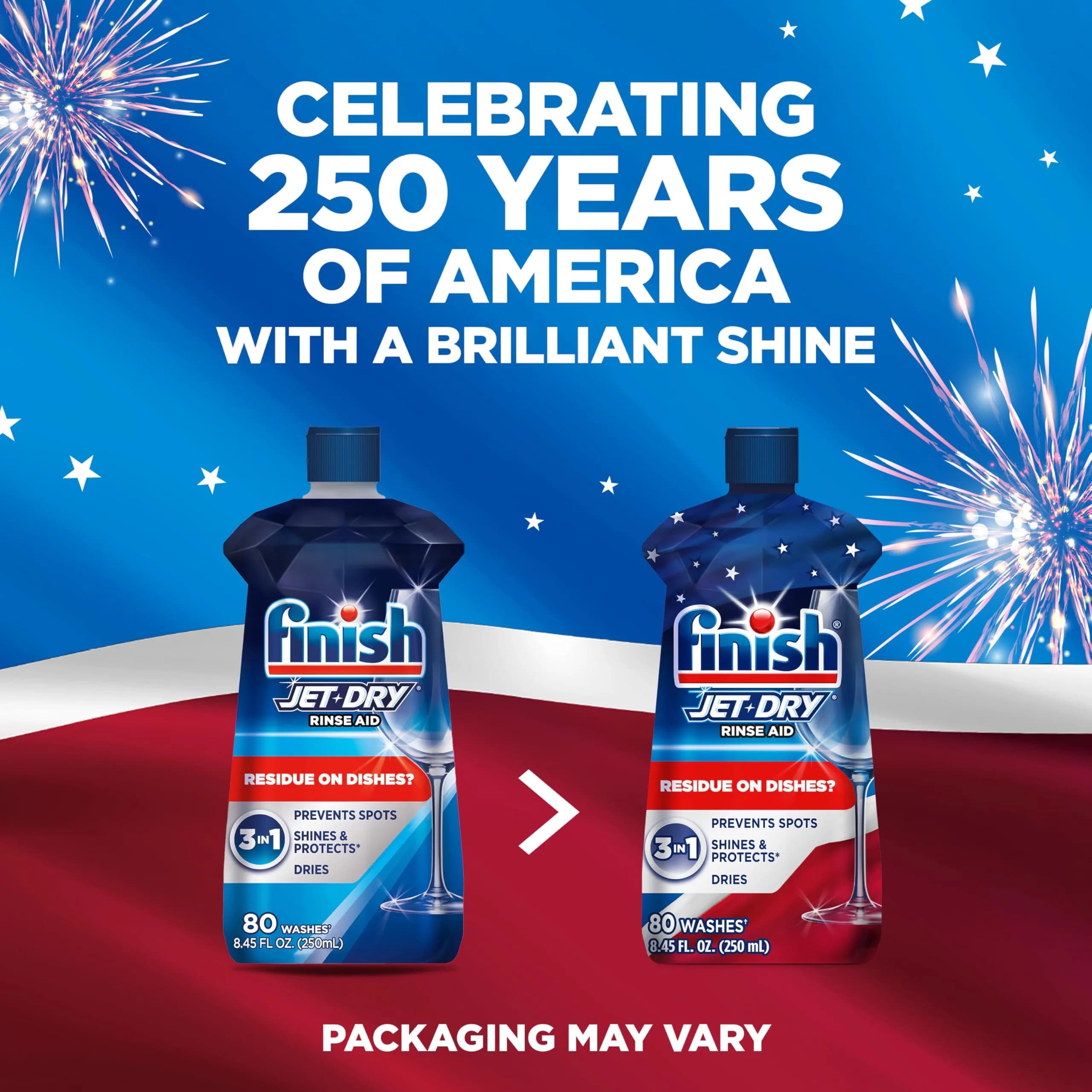 Finish Jet-Dry Dishwasher Rinse Aid Liquid 240ml (8.45 oz) | Prevents Spots & Residues - view 2
