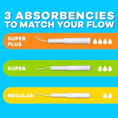Tampax Cardboard Tampons Super Plus Absorbency 40 Count | #1 U.S. Gynecologist Recommended Tampon Brand thumbnail 6