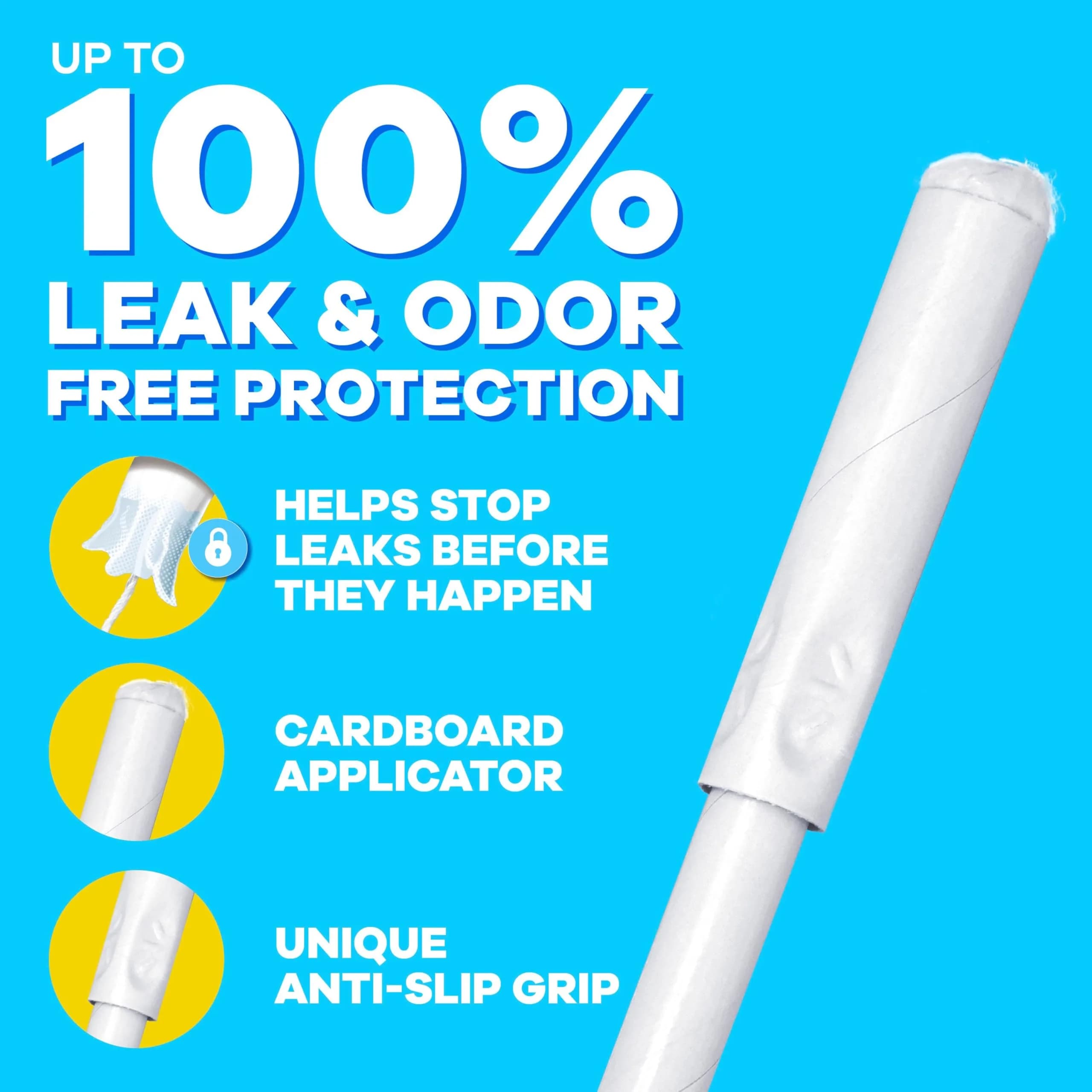 Tampax Cardboard Tampons Super Plus Absorbency 40 Count | #1 U.S. Gynecologist Recommended Tampon Brand - view 2