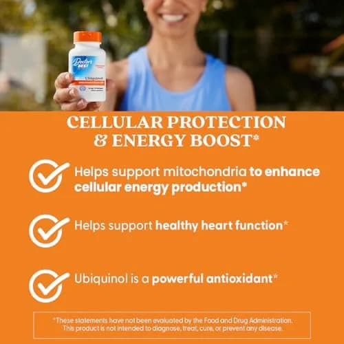 Doctor's Best Kaneka Ubiquinol 50 mg Supplement 90 Count | Heart Health Support with Antioxidant Benefits thumbnail 3