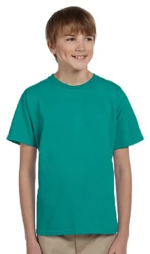 Gildan Ultra Cotton 100% Cotton T-Shirt | Preshrunk Jersey Knit, Sizes XS-XL, Jade Dome thumbnail 1
