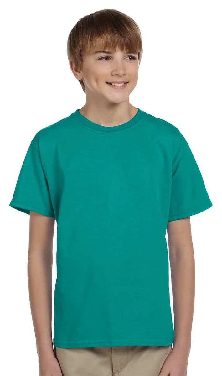 Gildan Ultra Cotton 100% Cotton T-Shirt | Preshrunk Jersey Knit, Sizes XS-XL, Jade Dome - main product image