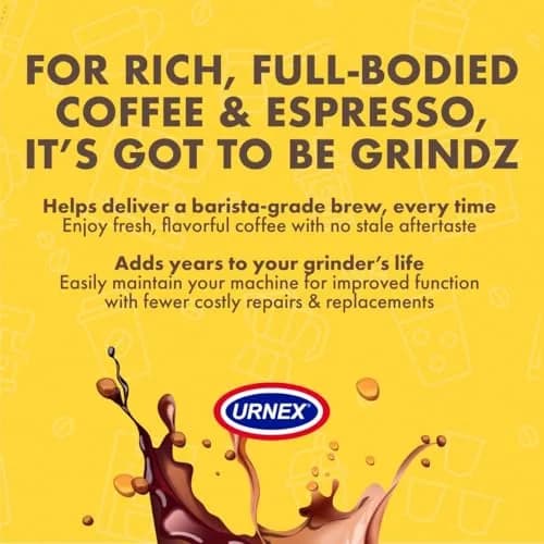 Urnex Grindz Professional Coffee Grinder Cleaning Tablets 102 Count | Cleans Burr and Casing thumbnail 7