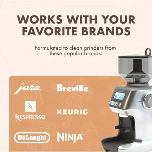 Urnex Grindz Professional Coffee Grinder Cleaning Tablets 102 Count | Cleans Burr and Casing thumbnail 4