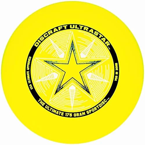 Discraft Ultra Star Sport Disc, 175g (Fluorescent Yellow) | Official Ultimate Disc thumbnail 1