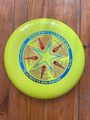 Discraft Ultra Star Sport Disc, 175g (Fluorescent Yellow) | Official Ultimate Disc thumbnail 2