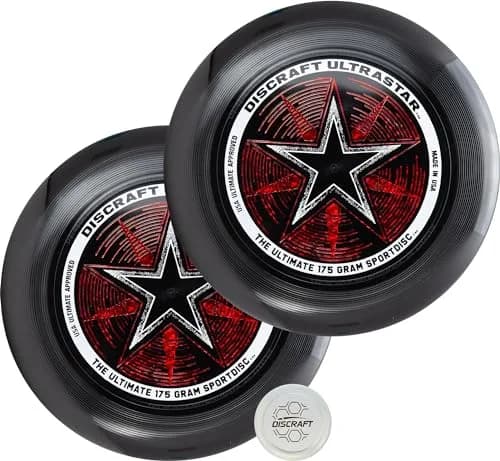 Discraft Ultra Star Sport Disc, 175g (Black) | Official Ultimate Disc thumbnail 1