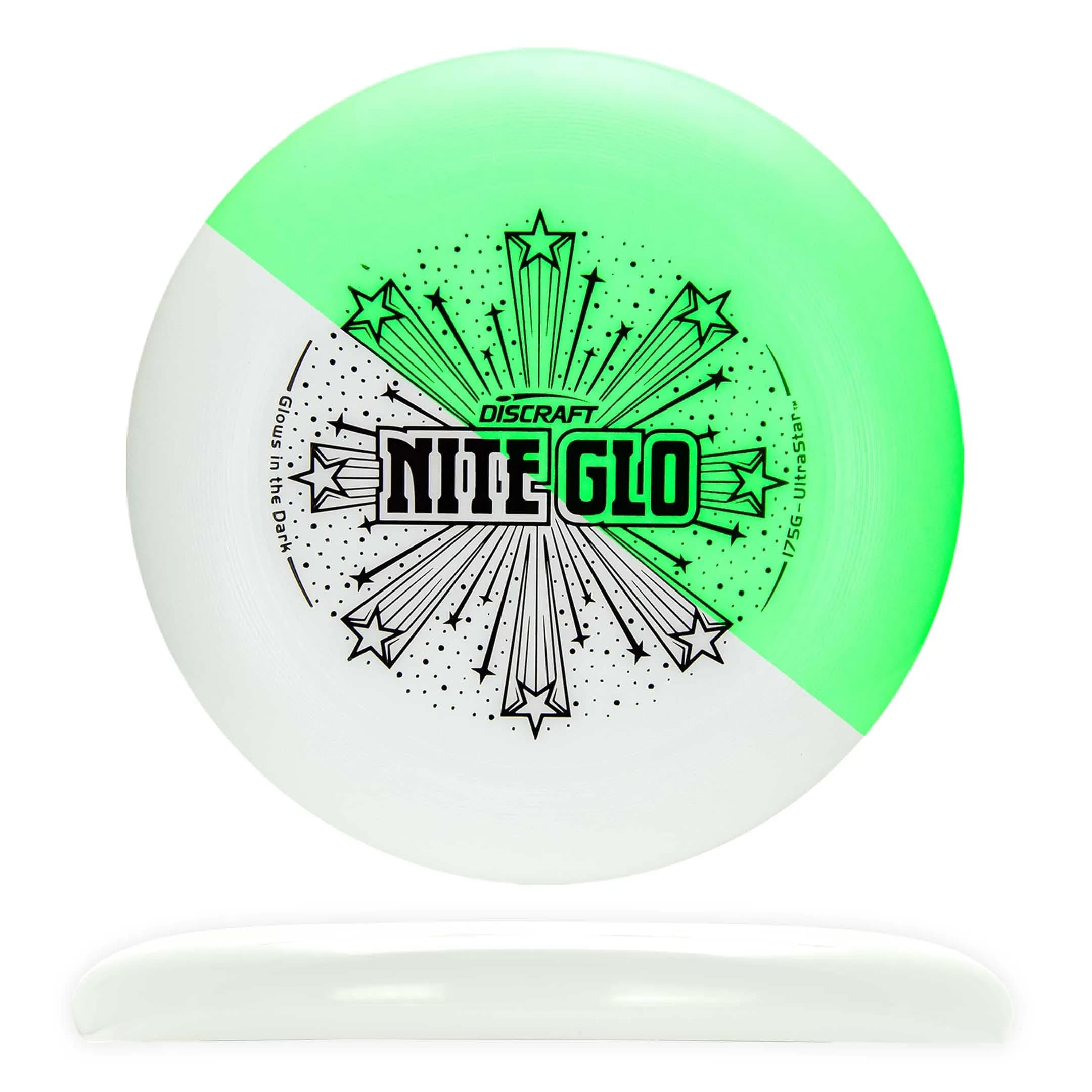 Discraft Ultra Star Sport Disc 175g Nite Glo - Glow-in-the-Dark Ultimate Flying Disc thumbnail 3