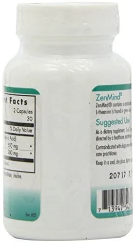 Allergy Research Group ZenMind 550 mg GABA & 200 mg L-Theanine | Supports Relaxation Day & Night thumbnail 4