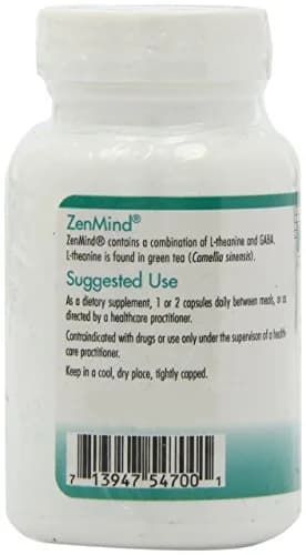 Allergy Research Group ZenMind 550 mg GABA & 200 mg L-Theanine | Supports Relaxation Day & Night thumbnail 5