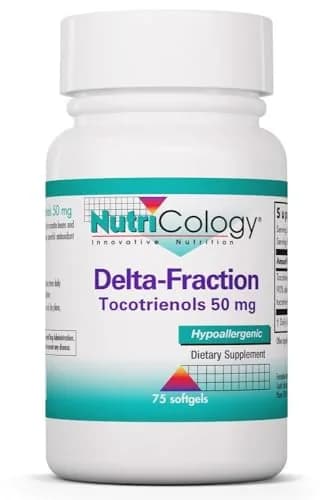 Allergy Research Group Delta-Fraction Tocotrienols 75 Softgels | Annatto-Derived Vitamin E Antioxidant Support thumbnail 1