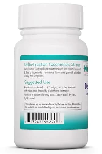 Allergy Research Group Delta-Fraction Tocotrienols 75 Softgels | Annatto-Derived Vitamin E Antioxidant Support thumbnail 3