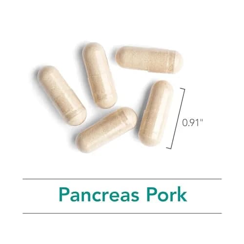 Allergy Research Group Pancreas Natural Glandular 425 mg Pork | Supports Digestive & Metabolic Function thumbnail 5