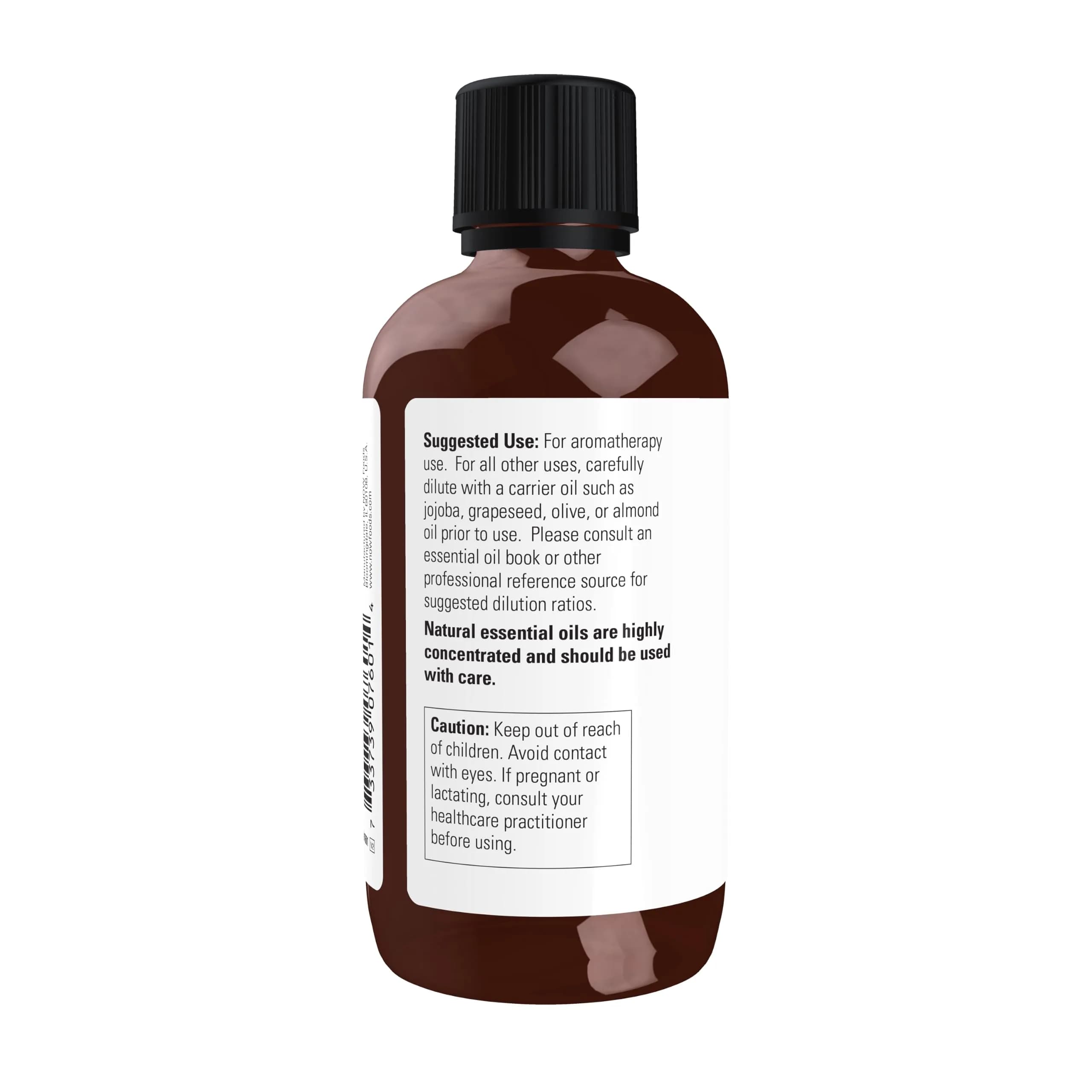 NOW Rosemary Essential Oil 118ml (4 fl. oz) | Steam Distilled, Undiluted, Pure - view 3