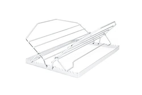 Fox Run Adjustable Roasting Rack 11.25 x 10 x 5 inches Metallic | Fits Most Pans, Elevates Roasts, Easy to Clean thumbnail 1