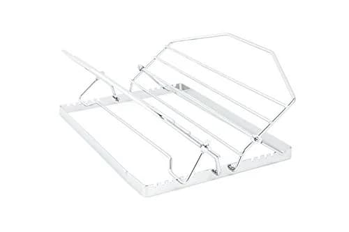Fox Run Adjustable Roasting Rack 11.25 x 10 x 5 inches Metallic | Fits Most Pans, Elevates Roasts, Easy to Clean thumbnail 2