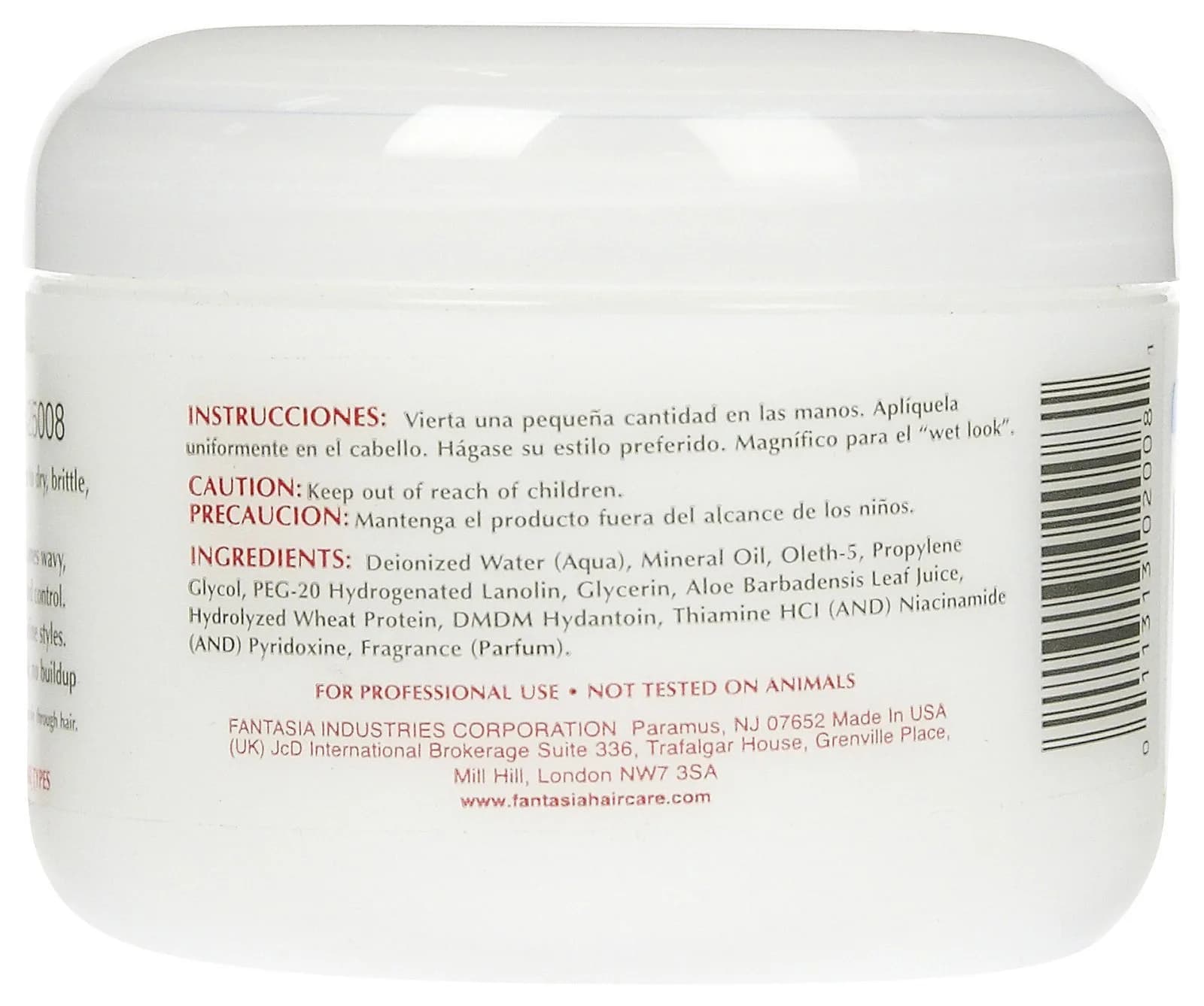 Fantasia IC Hair Polish Pomade 180ml (6 fl oz) | Humidity Resistant Styling - view 2