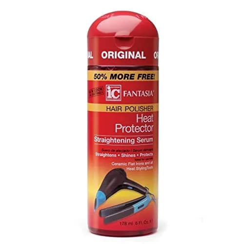 Fantasia High Potency IC Heat Protector Straightening Serum, Hair Polisher 177ml (6 Fl Oz) | Protects Hair from Heat Damage thumbnail 1