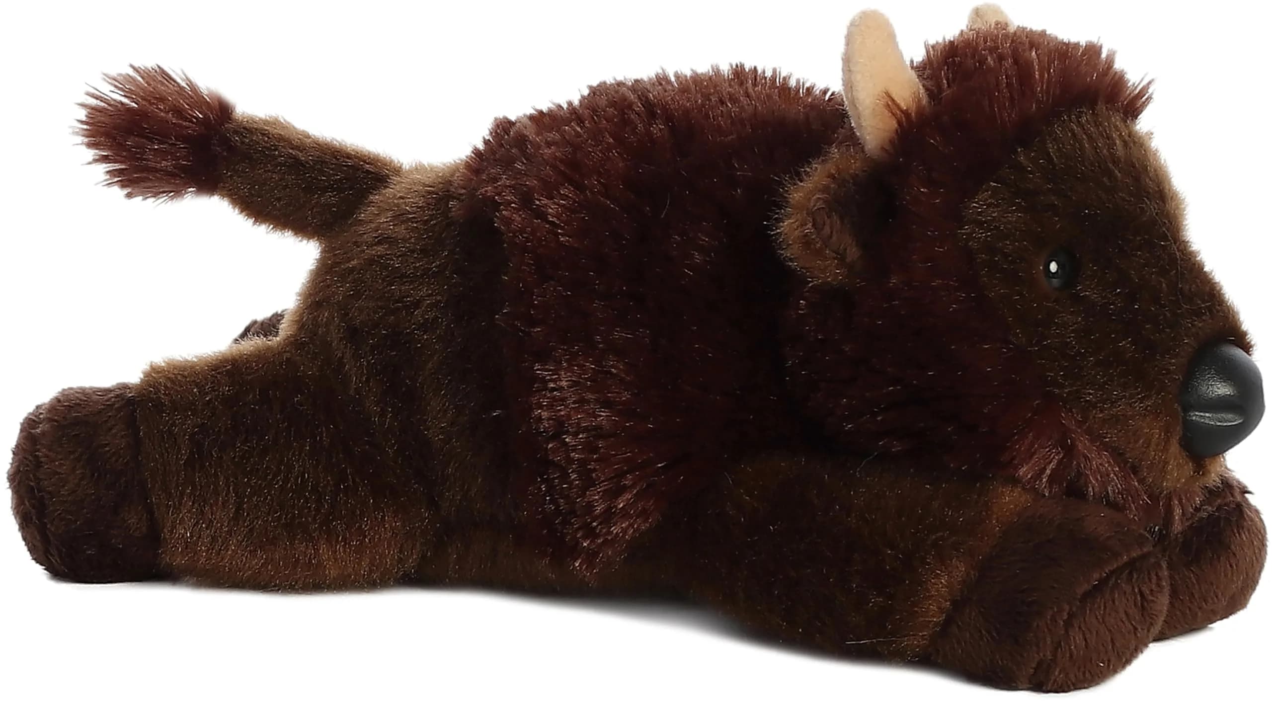 Aurora Adorable Mini Flopsie Plains Bison Stuffed Animal 20.3cm (8 Inches) | Soft & Cuddly Toy - main product image