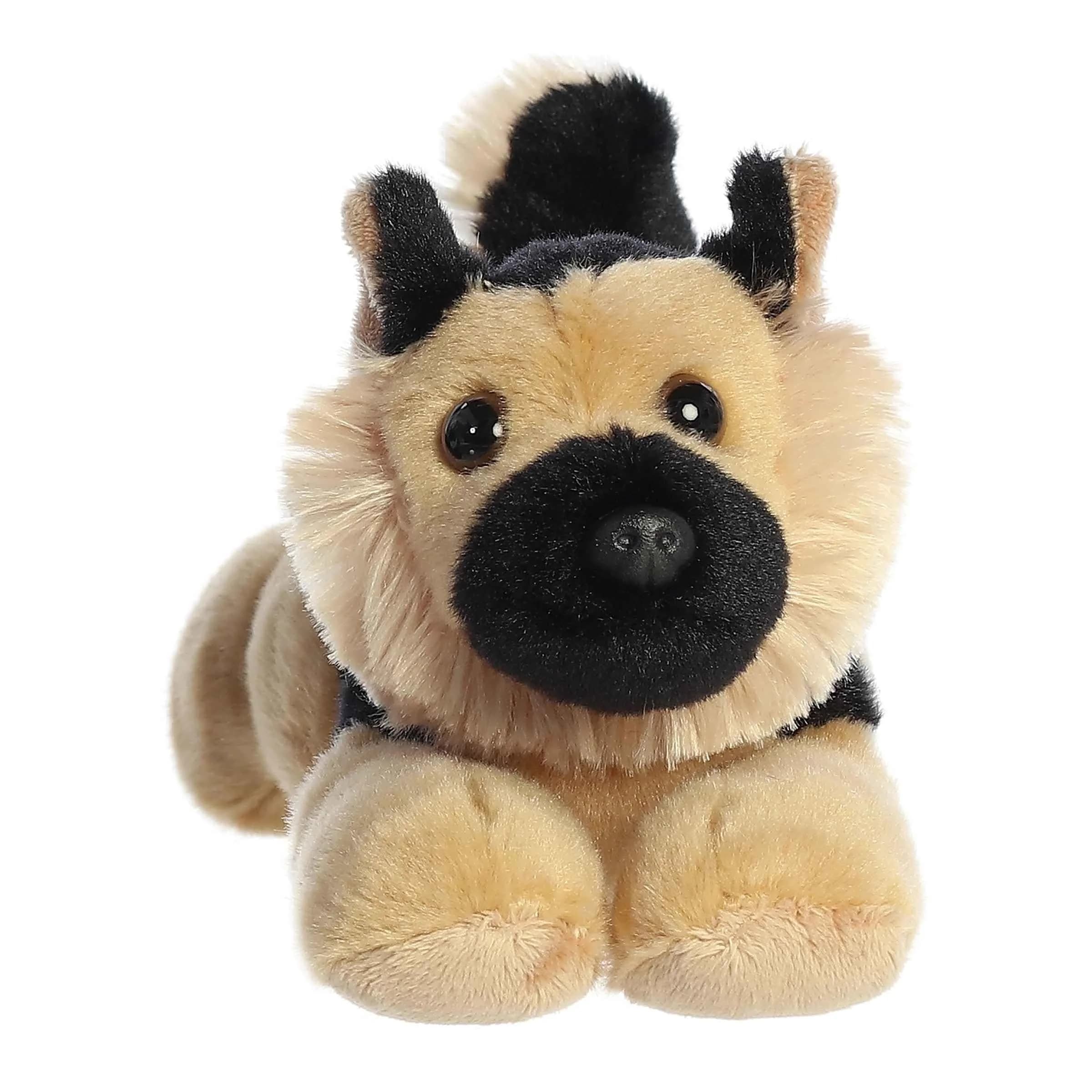 Aurora Mini Flopsie Shep German Shepherd Plush Toy 20 cm (8 inches) | Soft, Bean-Filled, Cuddly Toy - view 2