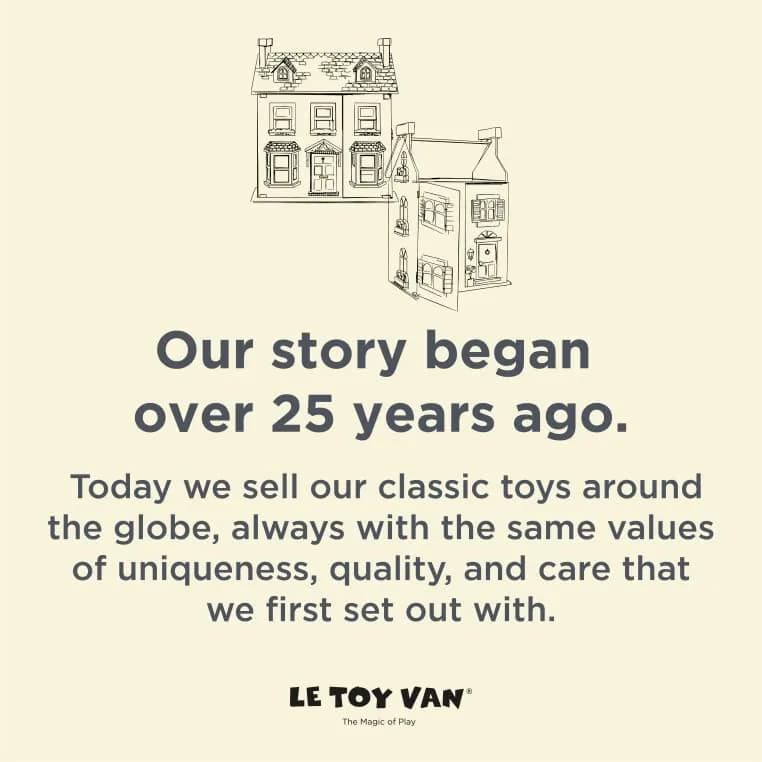 Le Toy Van London Car Set Premium Wooden Toys for Kids Ages 3 Years & Up (TV267), 7-pk | London-Themed Wooden Vehicles thumbnail 7