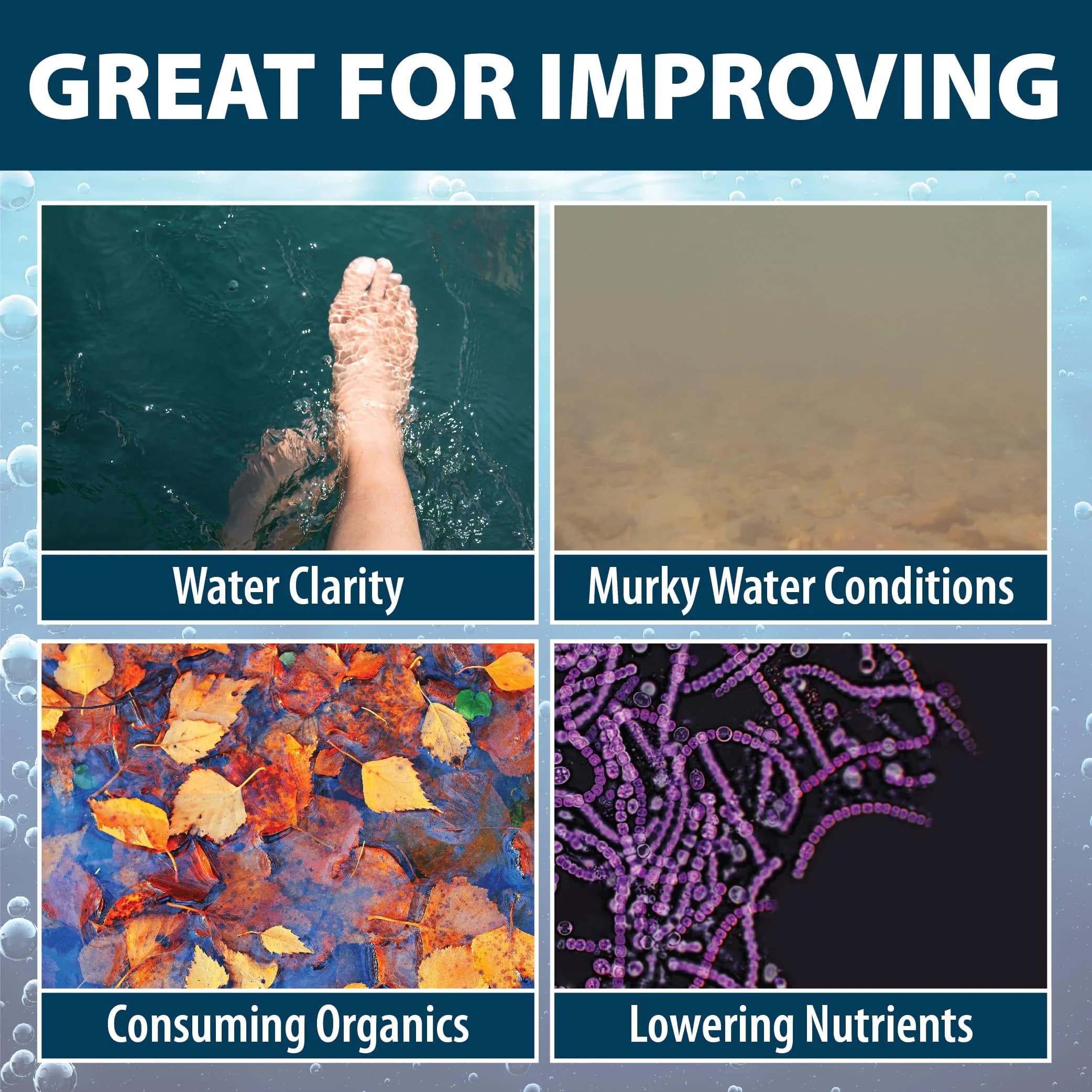 Airmax PondClear Liquid Bacteria Water Clarifier for Ponds & Lakes, 1 Gal thumbnail 4