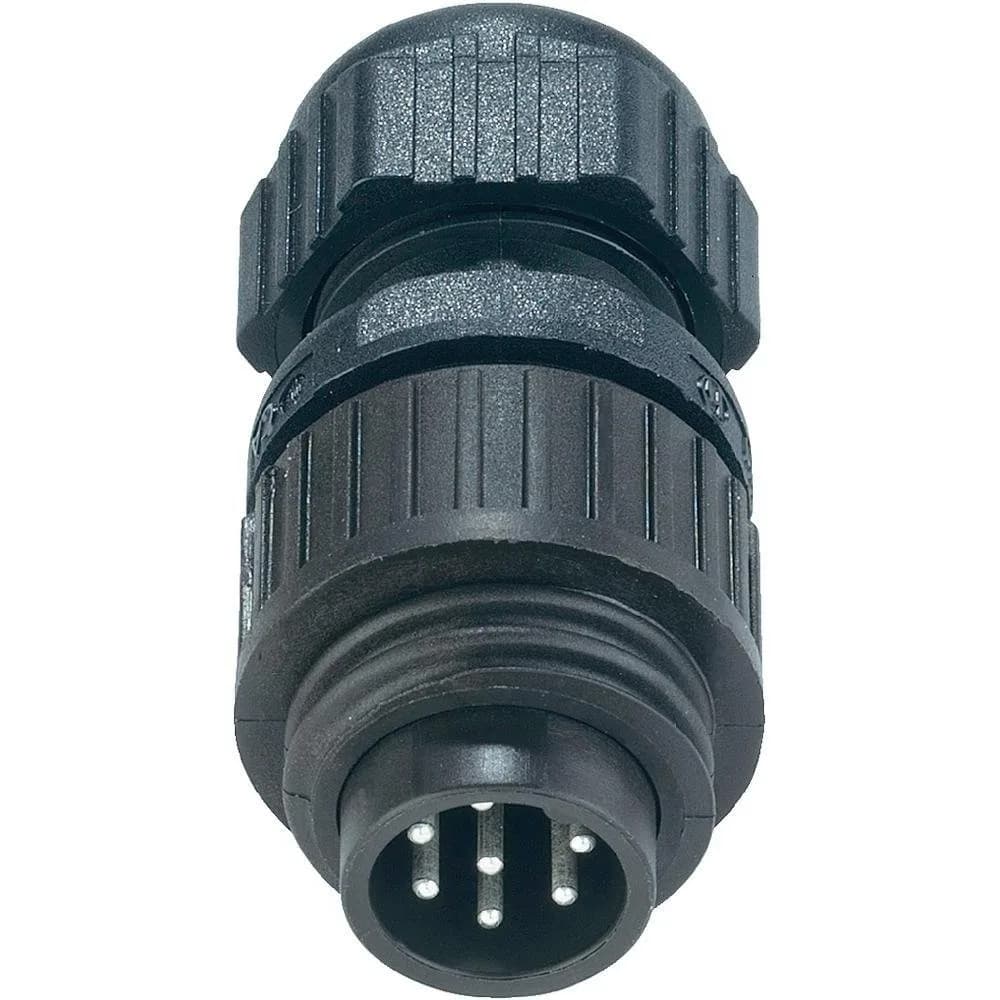 Hirschmann CA6LS Circular Connector Plug, 6-Pin, Cable Mount, 250V | Industrial Grade Connector
