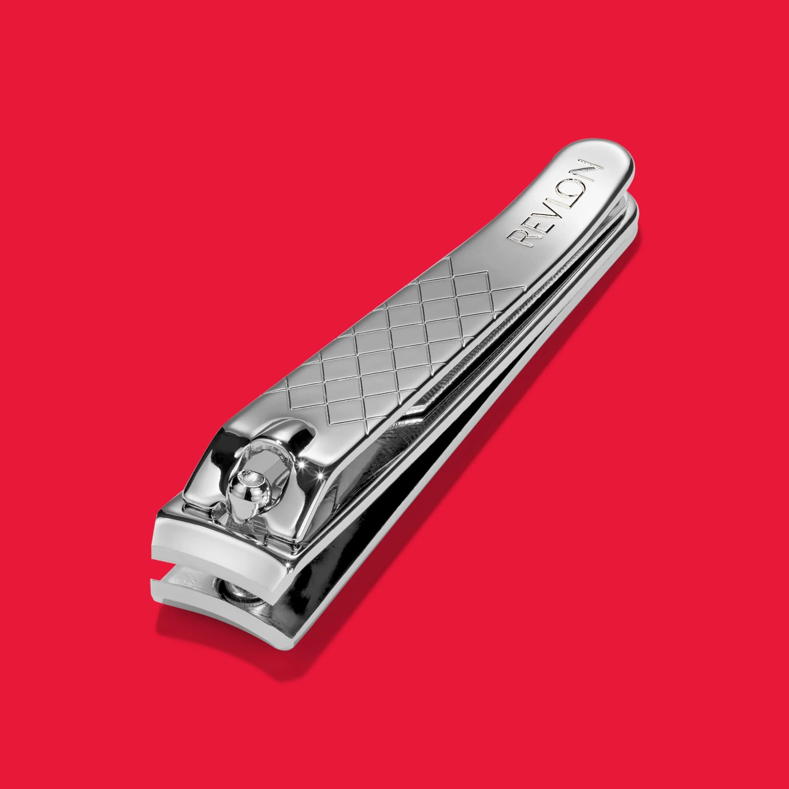 Revlon Toenail Clipper With File, Alloy Steel Curved Blade, Silver (1 Count) - view 7