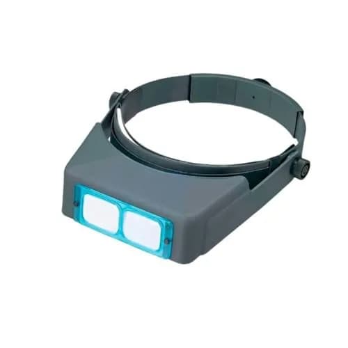 Donegan DA-5 OptiVisor Headband Magnifier 2.5x Magnification 8" Focal Length | Hands-Free Optical Glass Lenses thumbnail 1